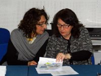 A sinistra la professoressa Caterina Spezzano, collaboratrice della dottoressa Mastantuono
